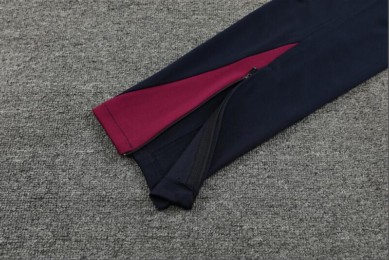 2025/2026 England burgundy Half Zip Training Kit - (Adult Kids Kit)