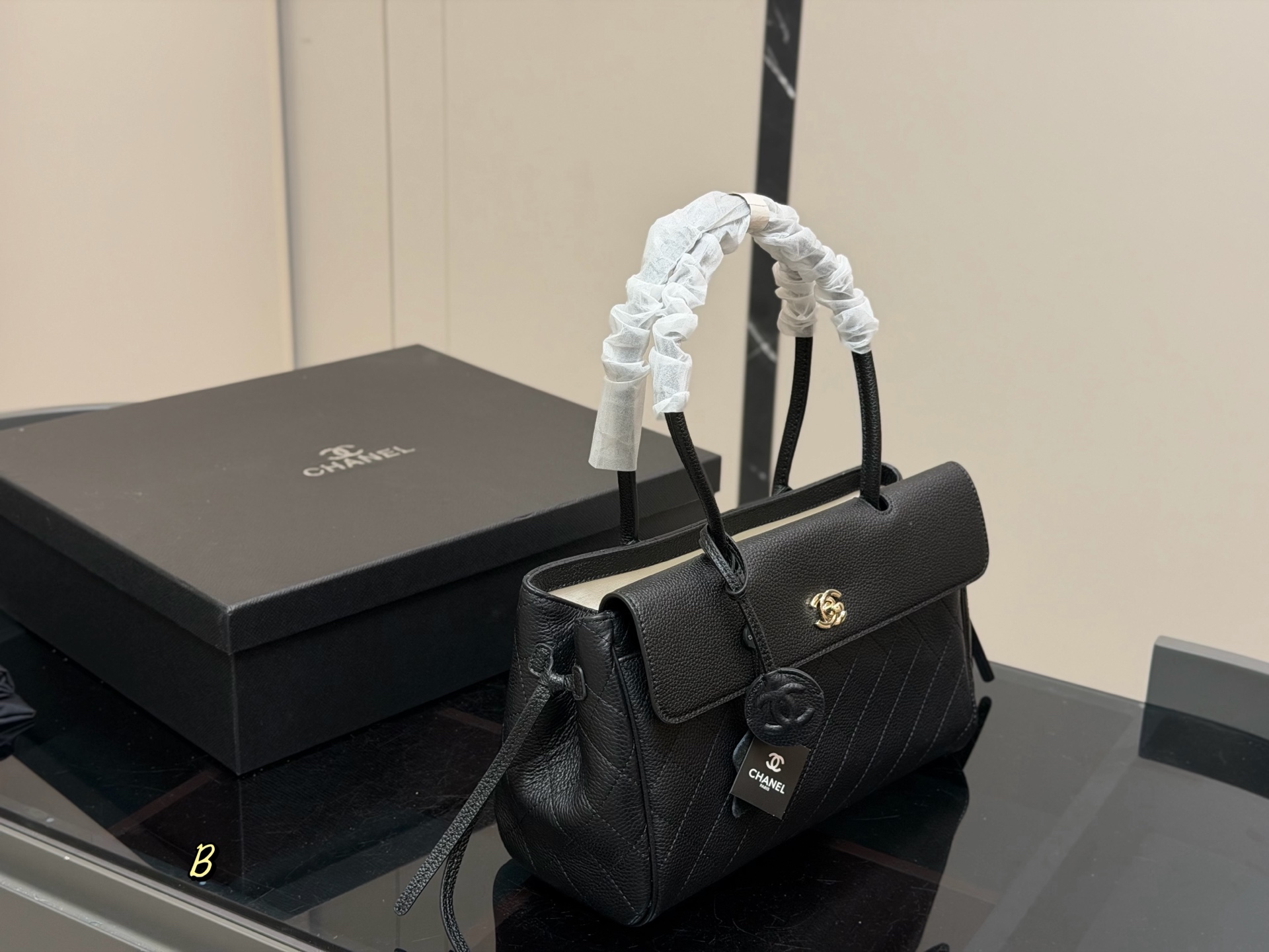 C design 26s Handbag Genuine leather Briefcase