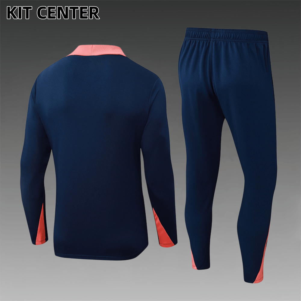 2025/2026 Barcelona Half Zip Tracksuit (Adult Kit)