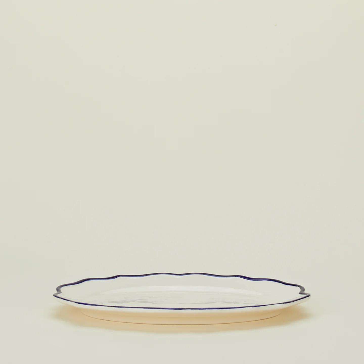 Ogee Edge Oval Platter - Blue