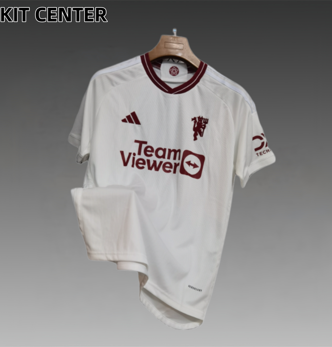 2023 2024 Manchester United Third Away  Football Shirt (Fans Edition)
