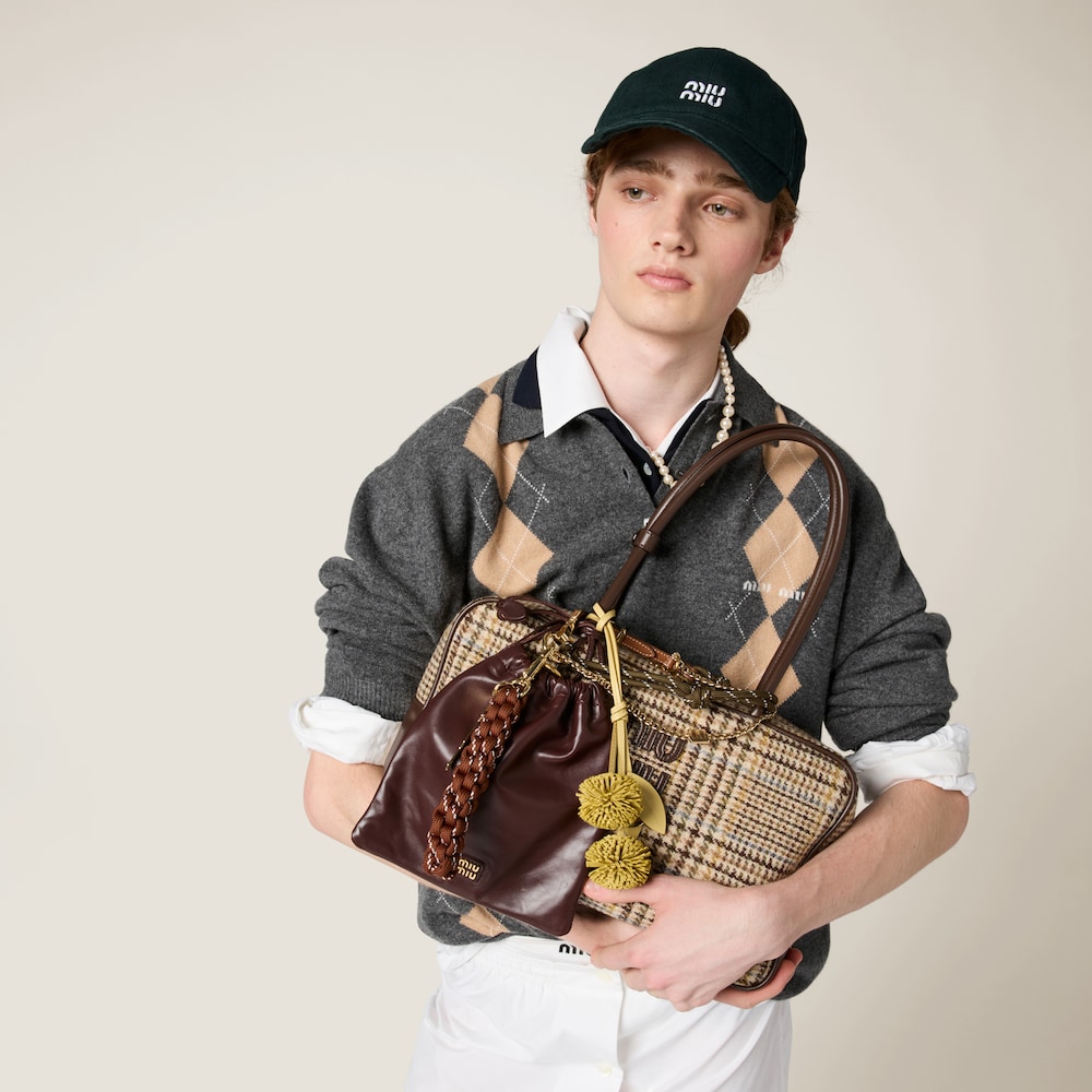 Cashmere knit polo shirt