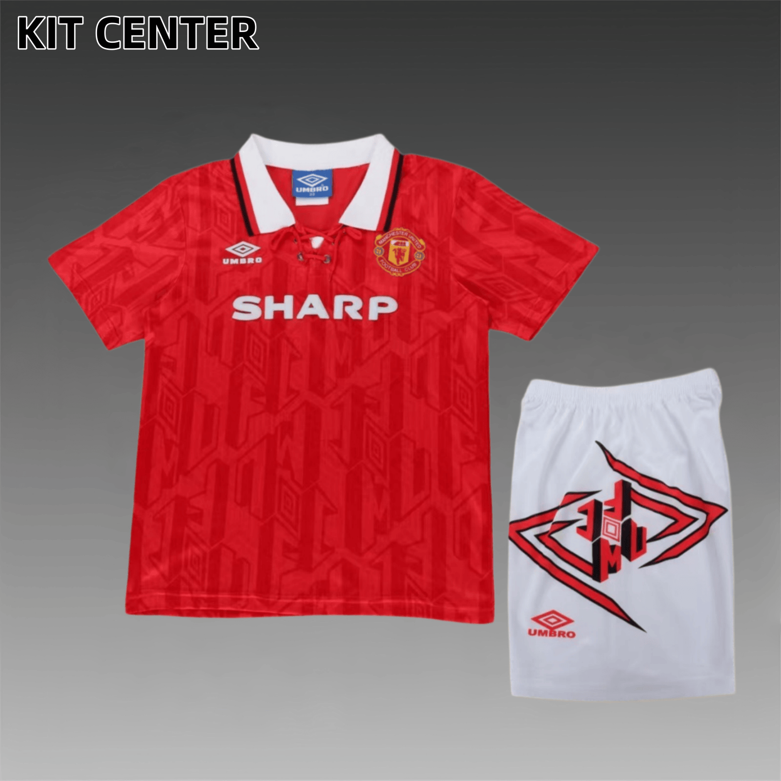 92/94 Manchester United home  Retro Football Shirt ( Kids Kit )