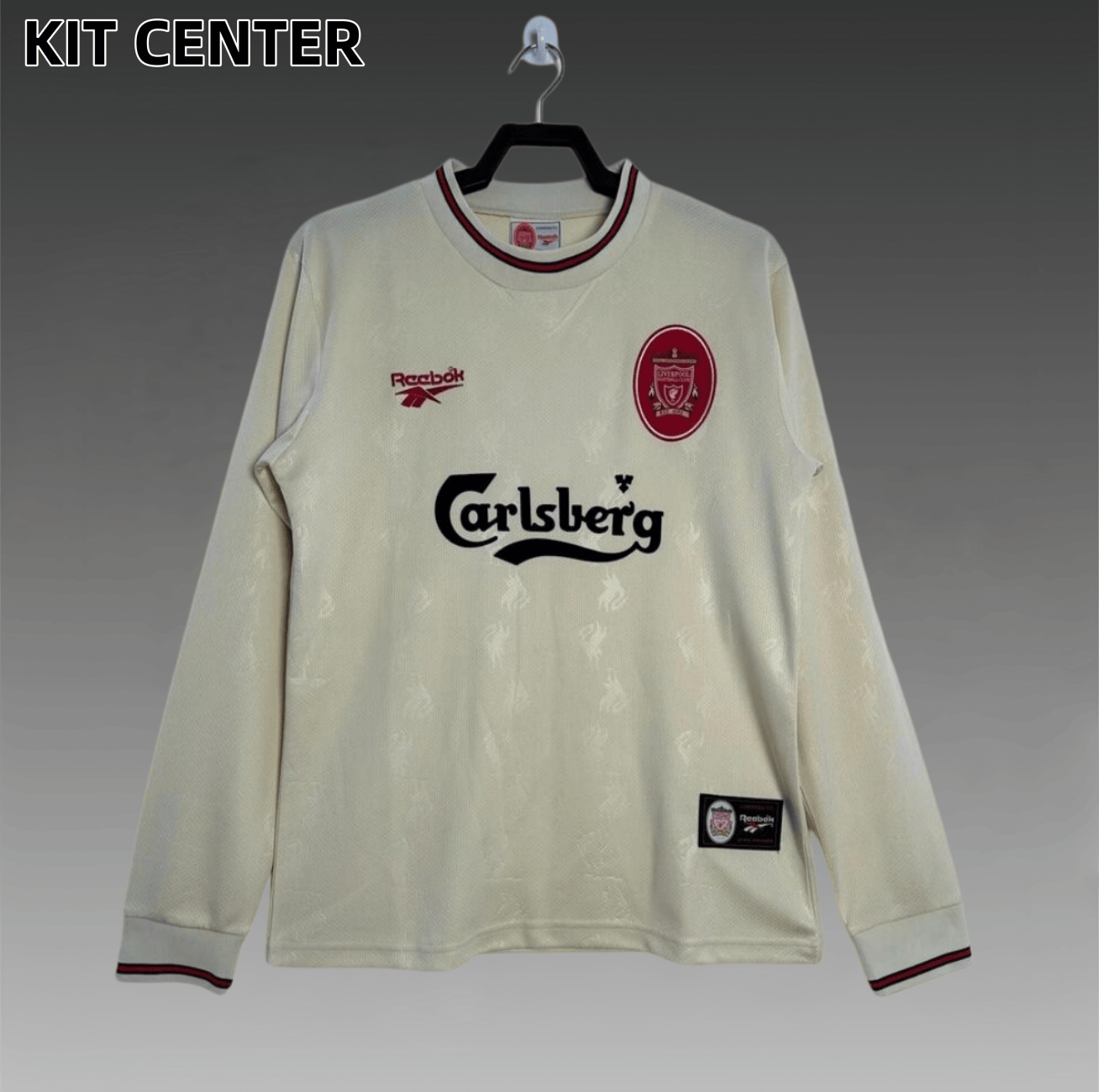 96/97 Liverpool Away Retro long sleeves Football Shirt