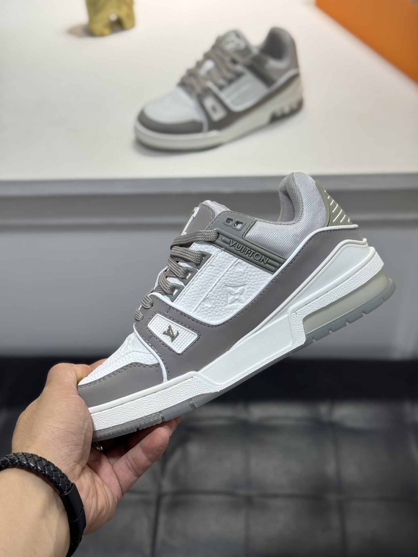 LV Louis vuitton Trainer Sneaker Low Virgil Abloh Monogram