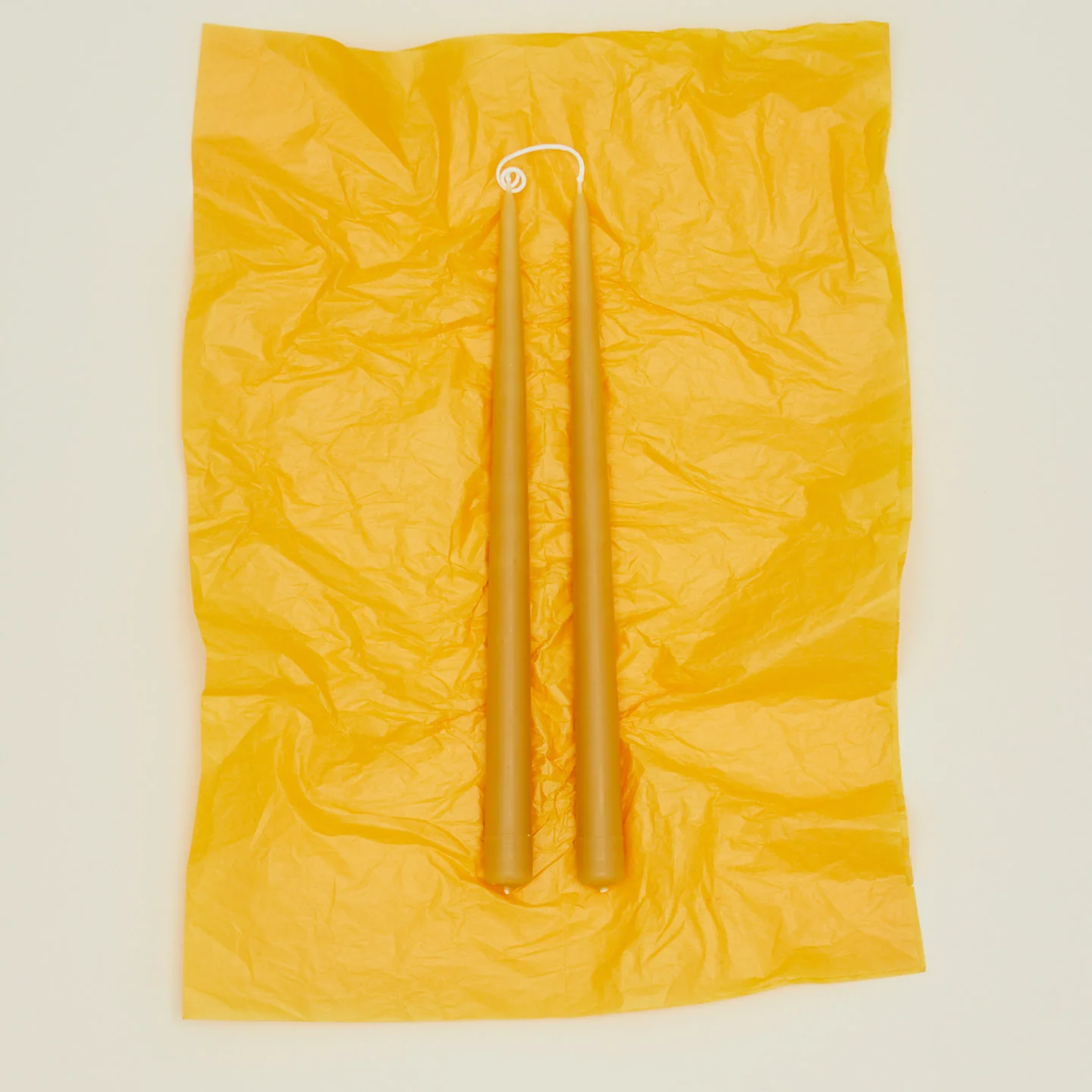 Hand Dipped Taper Set  - Honey