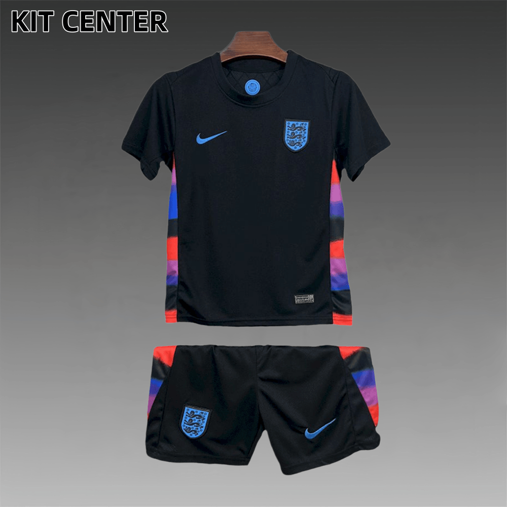 2025/2026 England Away Kids Football Shirt （Kids Kit socks)