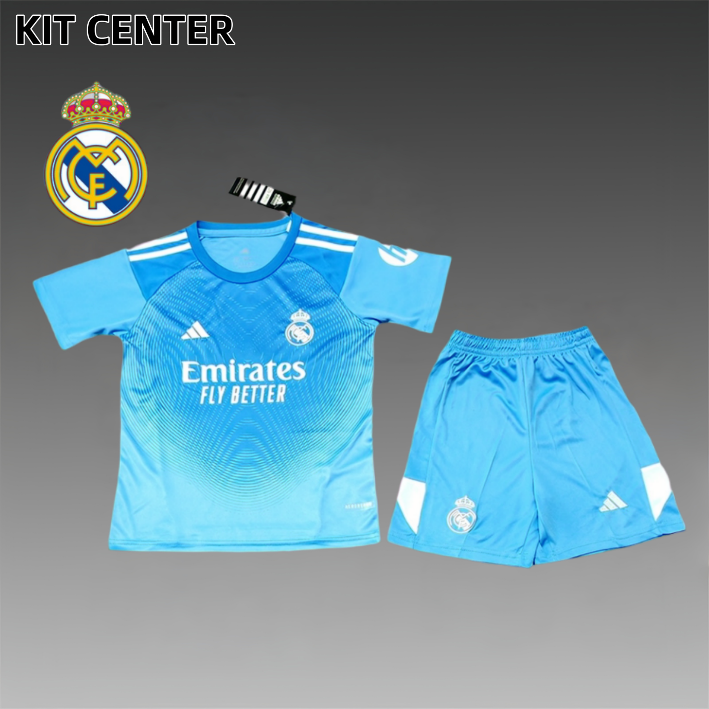 2025/2026 Real Madrid Goalkeeper Kids Kit (Kids Kit socks)