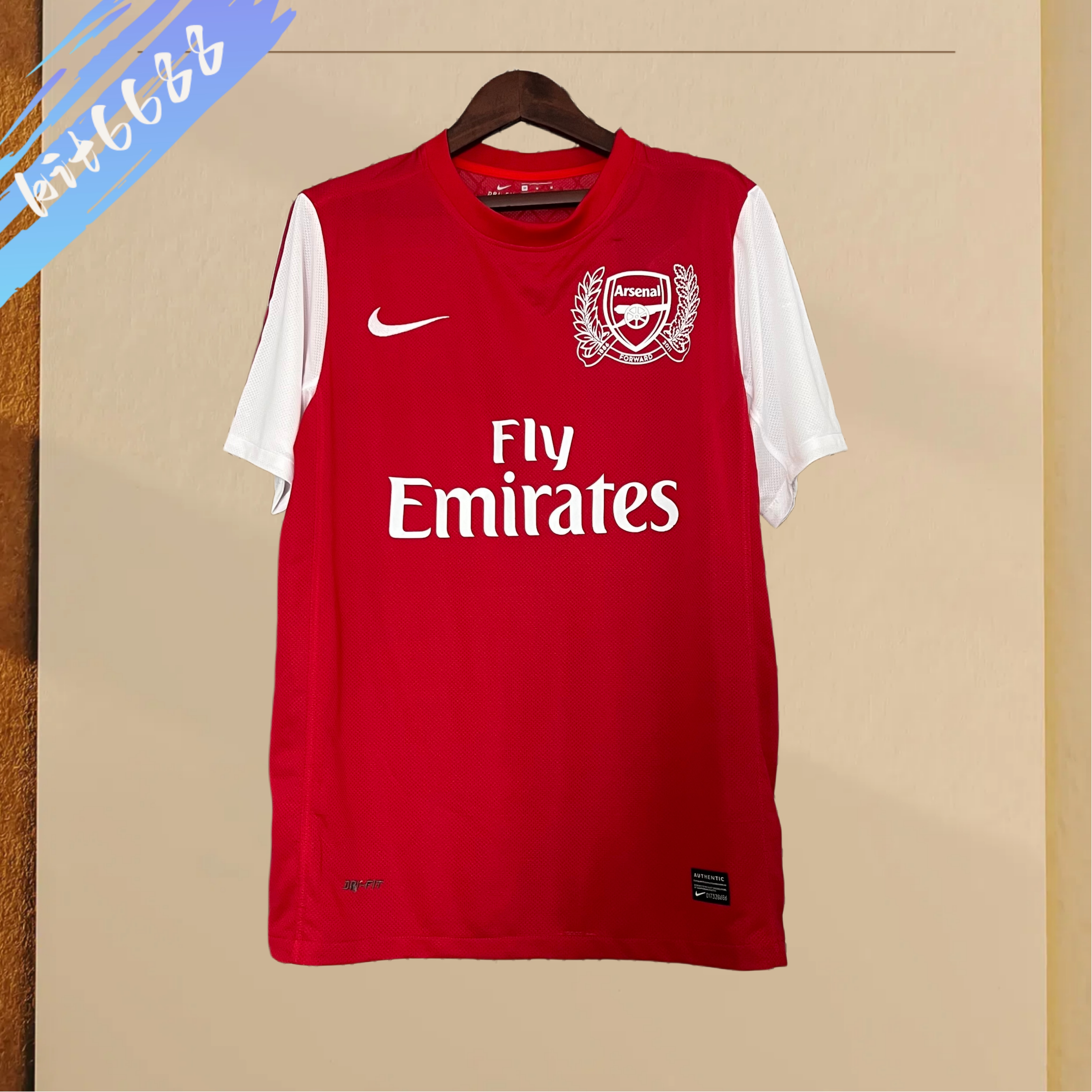 11/12 Arsenal Home 125th Retro Football Shirt