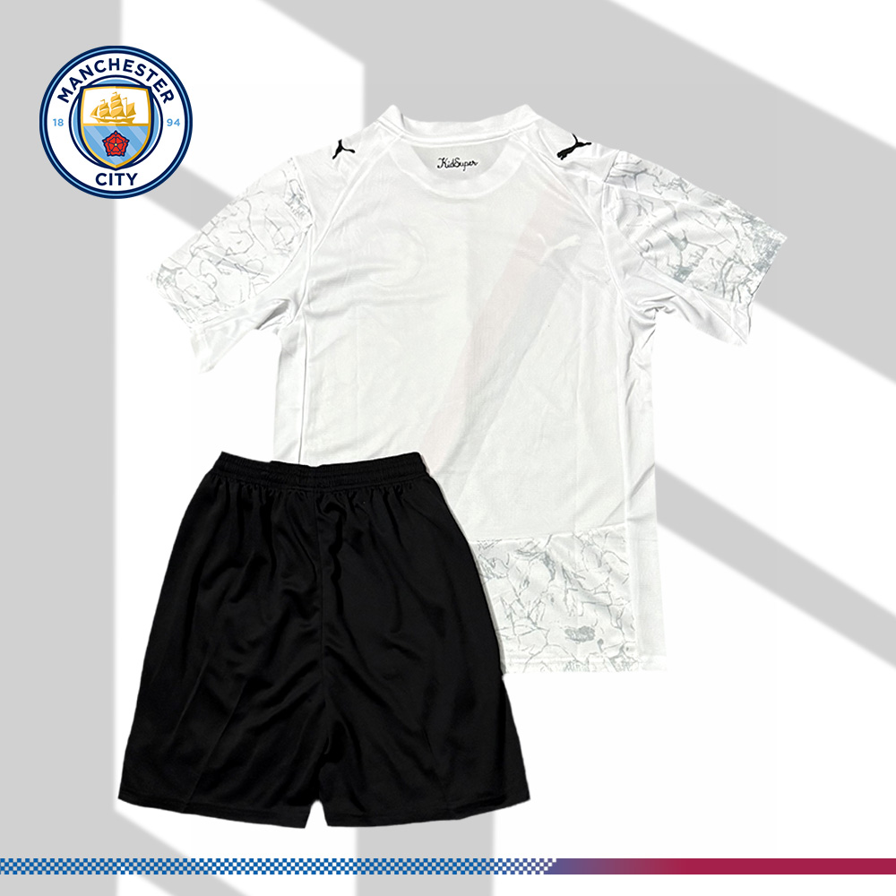 2025/2026 Manchester City Away Football Shirt (Kids Kit socks)