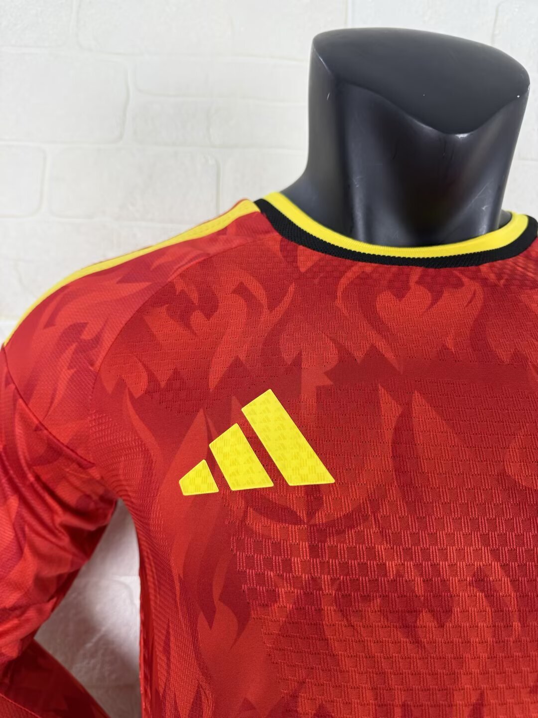 2026 Belgian Home Long Sleeve Football Shirt (Player Edition)