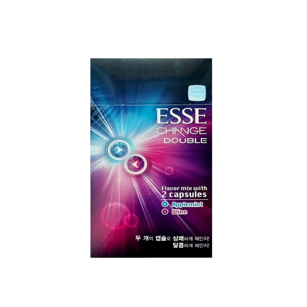 ESSE Change Double Applemint & Wine Dual Capsule Cigarettes - Imported Version