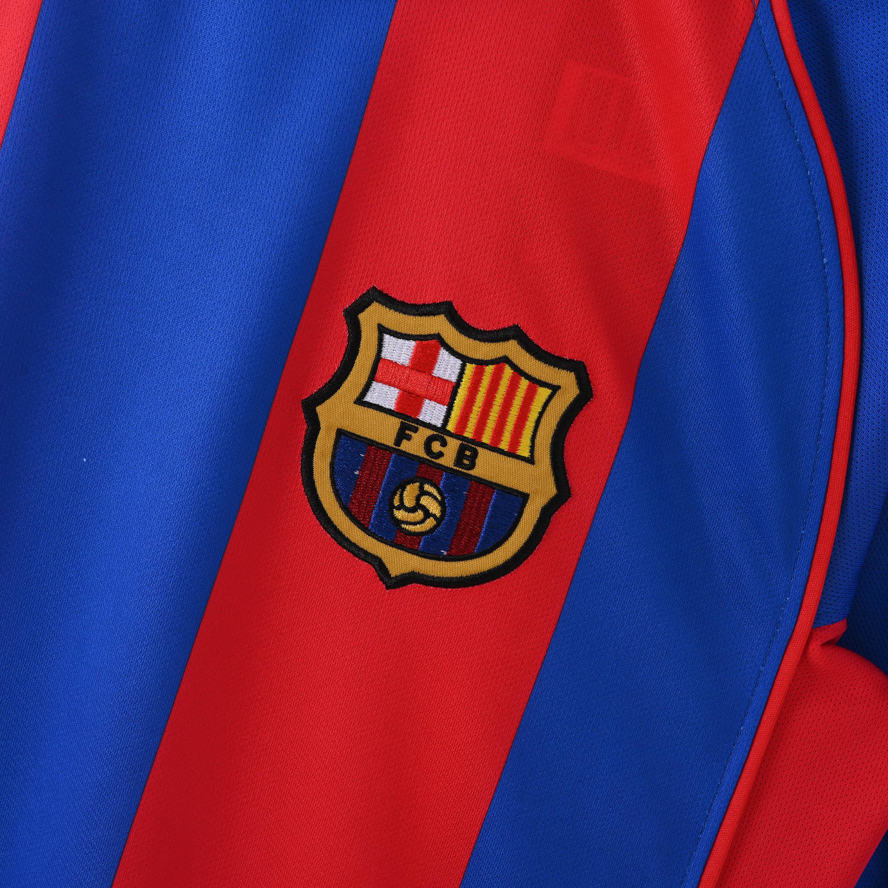 2004/2005 Barcelona Home Retro Football Shirt