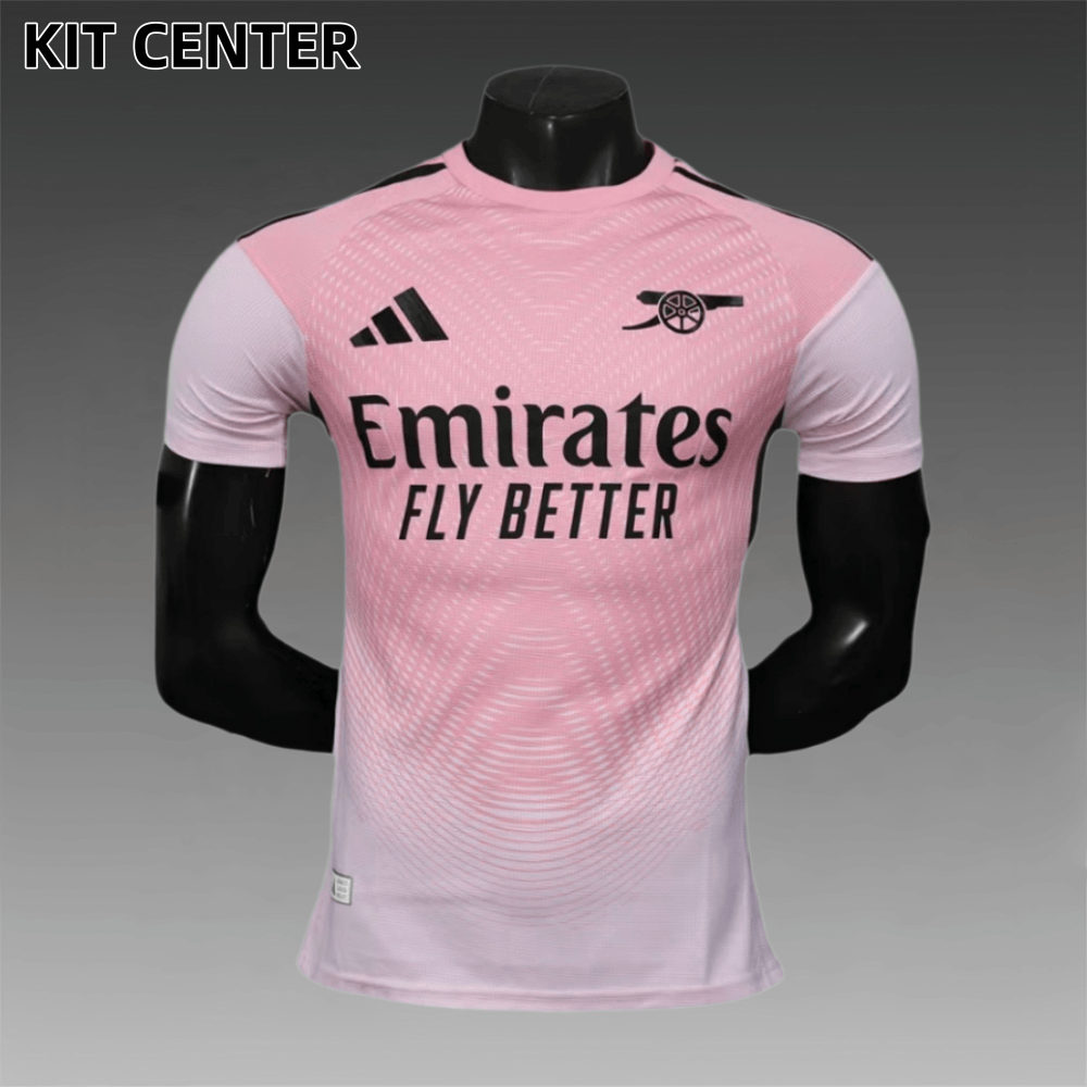 2025/2026 Arsenal Pink Goalkeeper Football Shirt (Player)