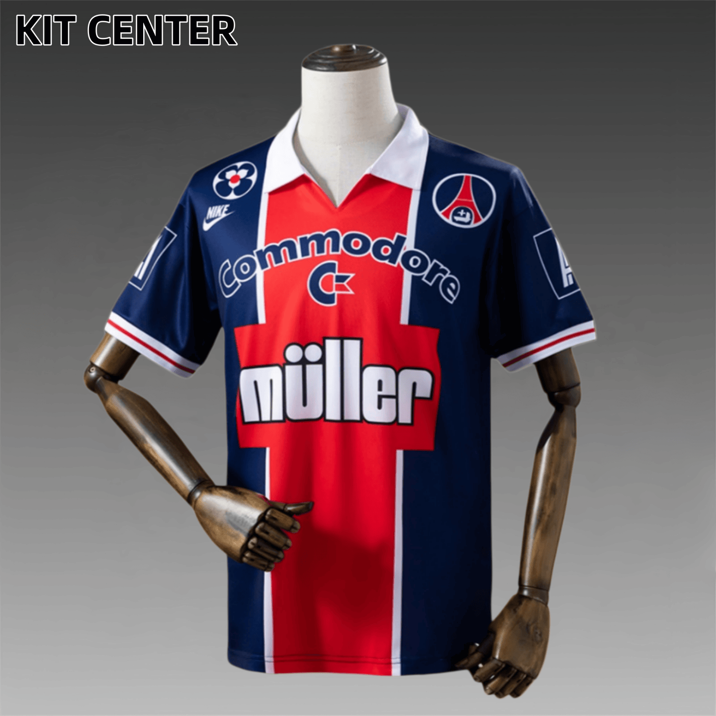 91/92 PSG Paris Saint-Germain home Football Shirt (Retro）