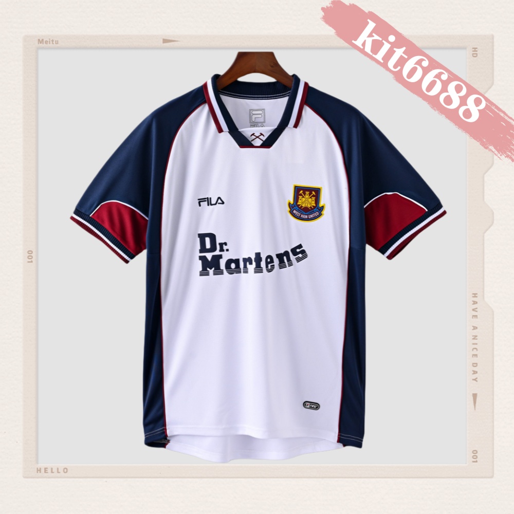 1999/2000 West Ham United Away Retro Football Shirt