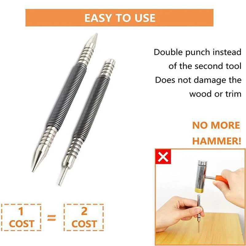 ⚡️FLASH SALE 49% OFF -Hammerless Nail Set Punch-🔥Buy 2 Free Shipping🔥