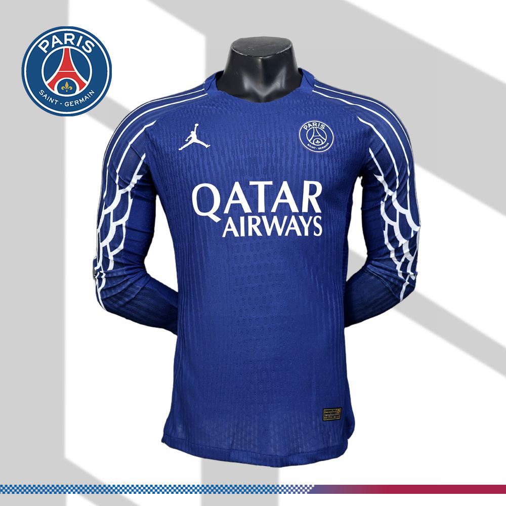 2025/2026 Paris Saint-Germain Second Away Long Sleeve Football Shirt (Player Edition)