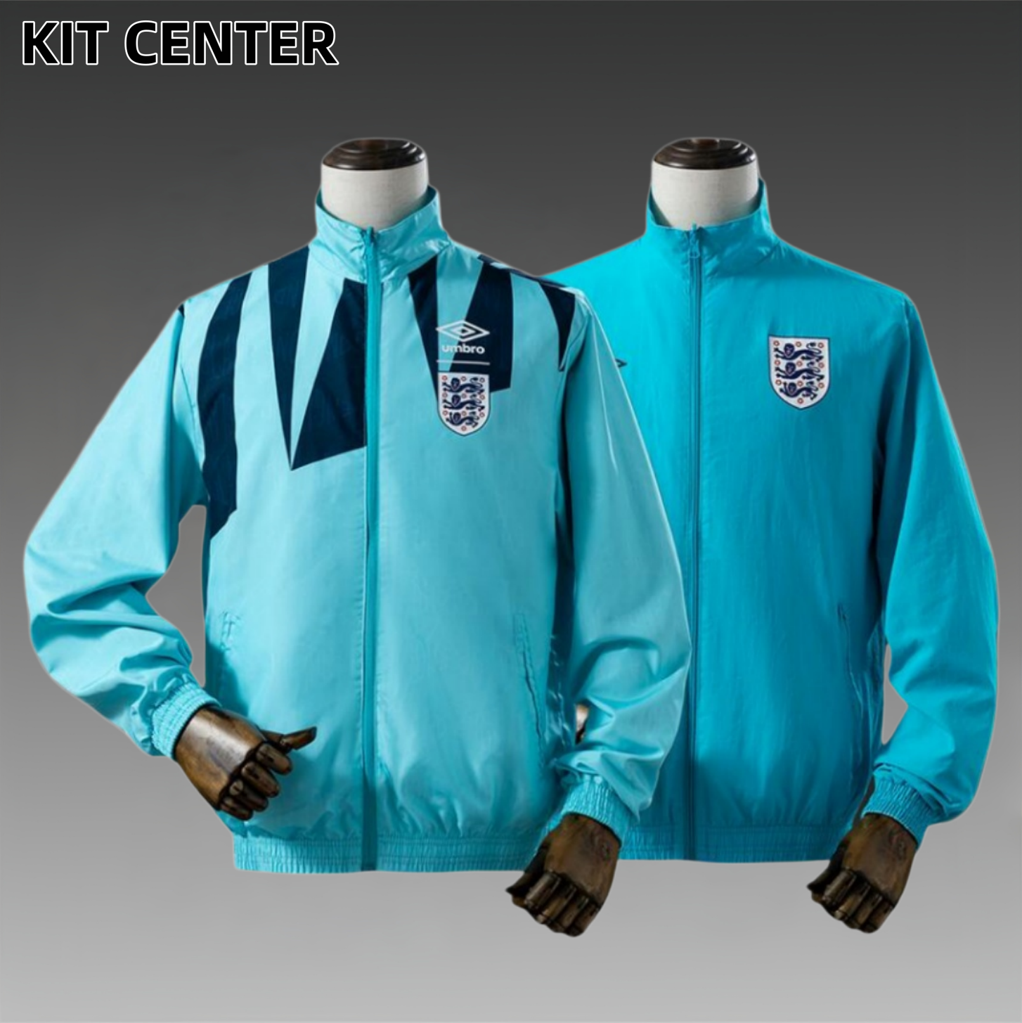 England Reversible Jacket Windbreaker - Light Blue