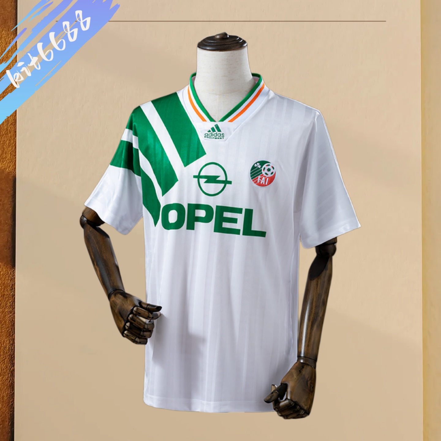 92/94 Ireland Away Retro Football Shirt
