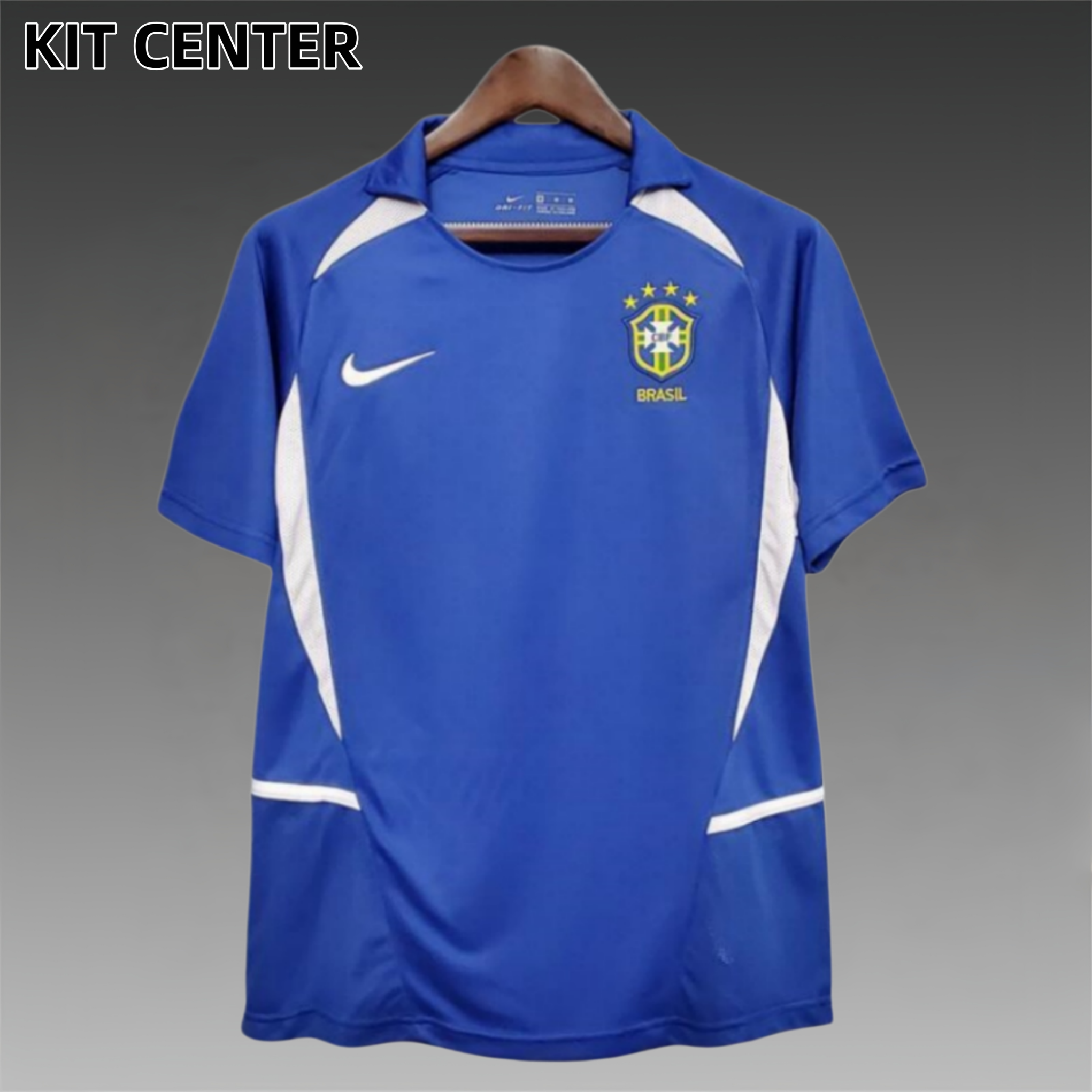 2002 Brazil away Retro Football Shirt