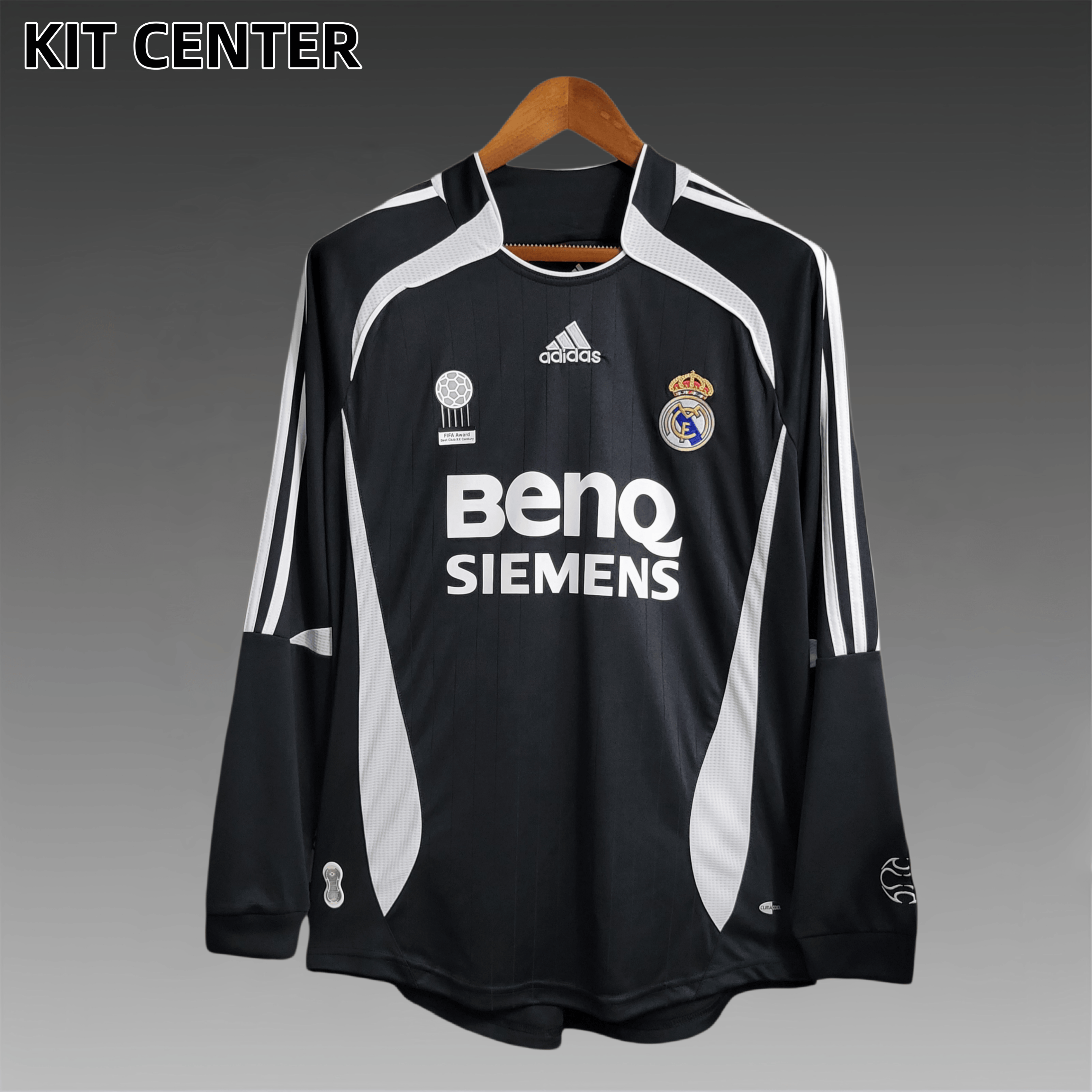 2006/2007 Real Madrid Third Away Long Sleeve Retro Football Shirt