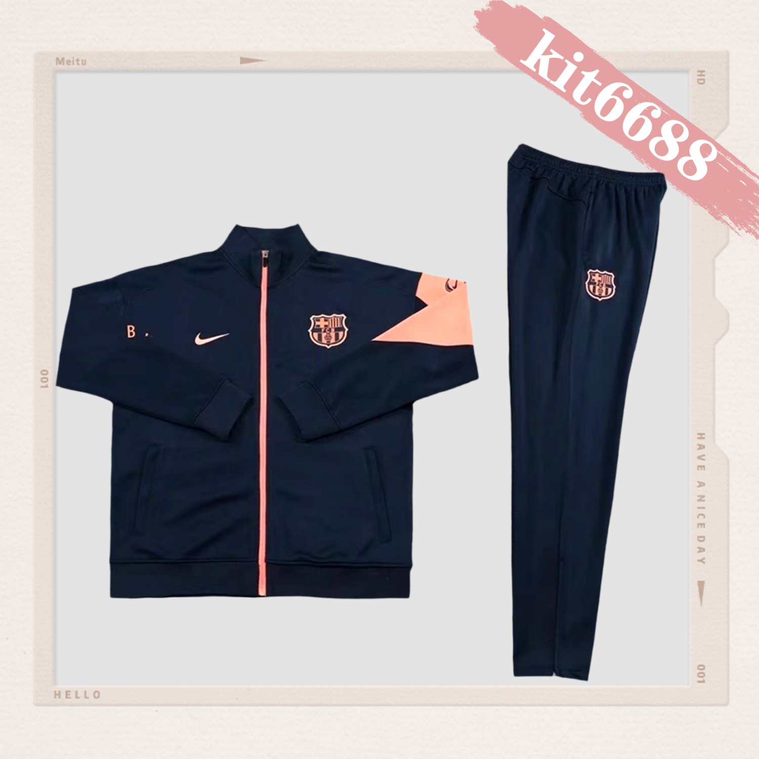 2025/2026 Barcelona Adult Full Zip Training Set (Adult Set)