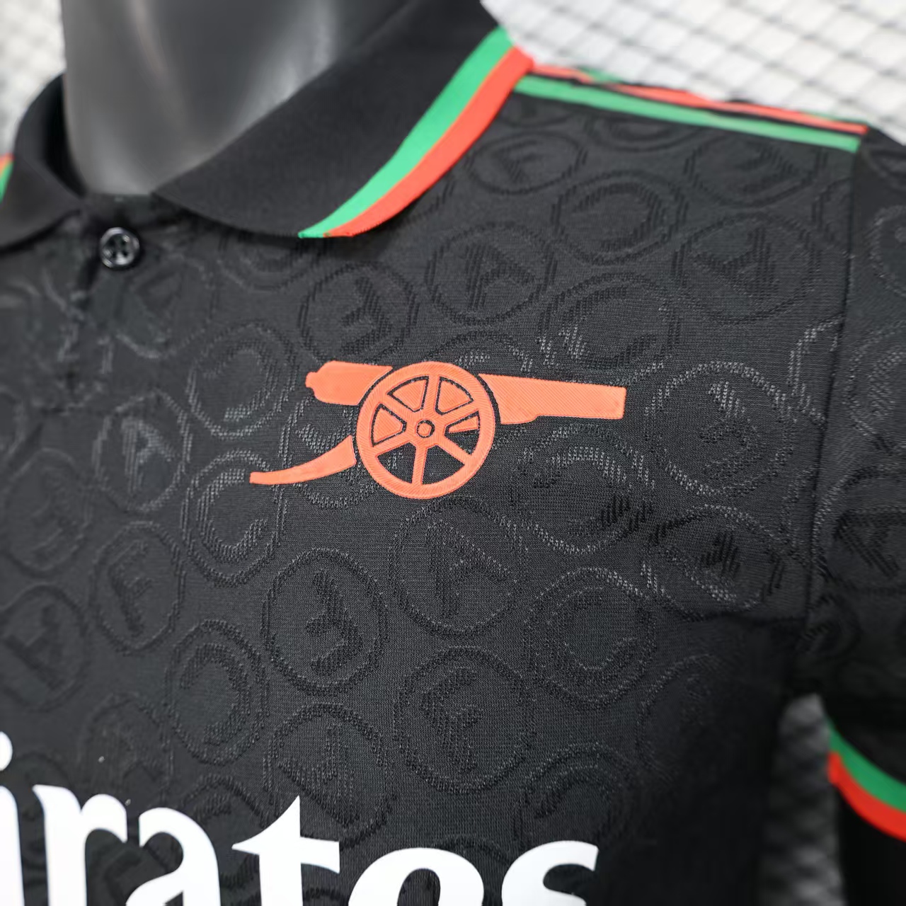 2025/2026 Arsenal Black Special Edition Football Shirt （Player）