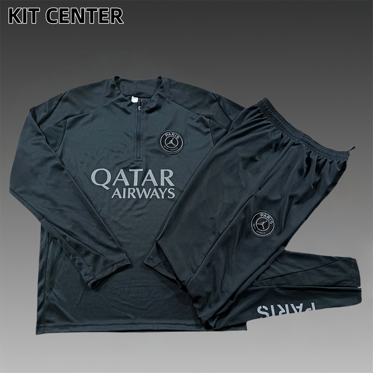 2025/2026 Paris Saint-Germain Half-Zip Tracksuit (Adult Kit)