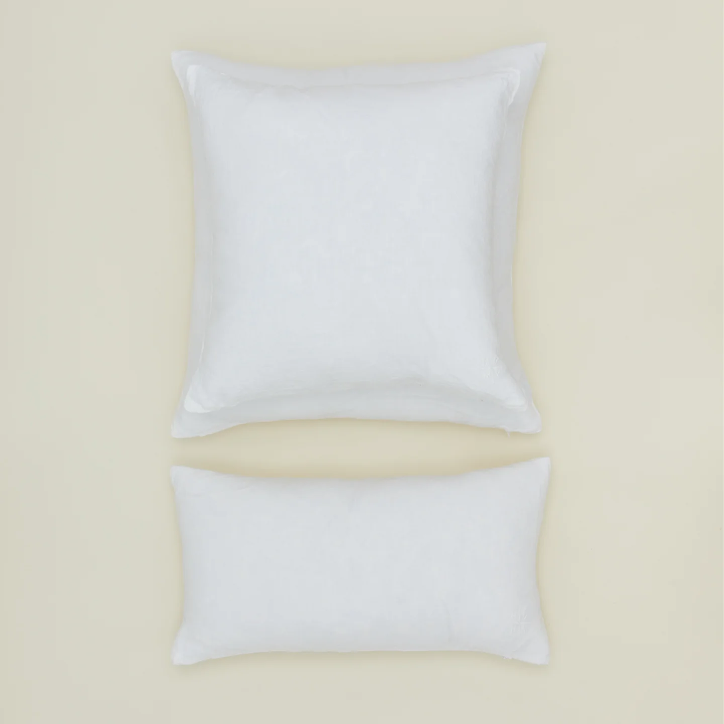 Simple Linen 22x22 Pillow - White