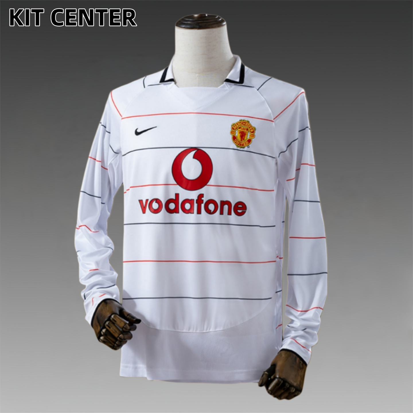 03/05 Manchester United Away long sleeved retro football jersey