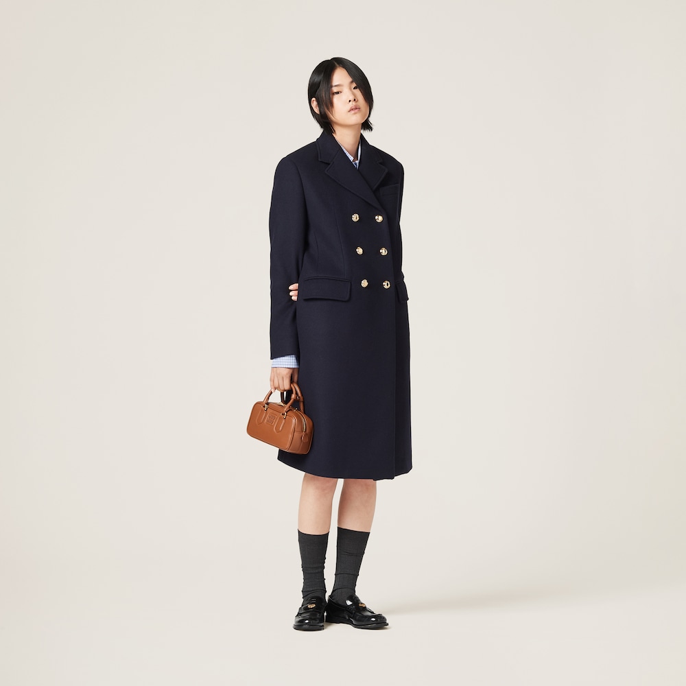 Double-breasted cloth coat