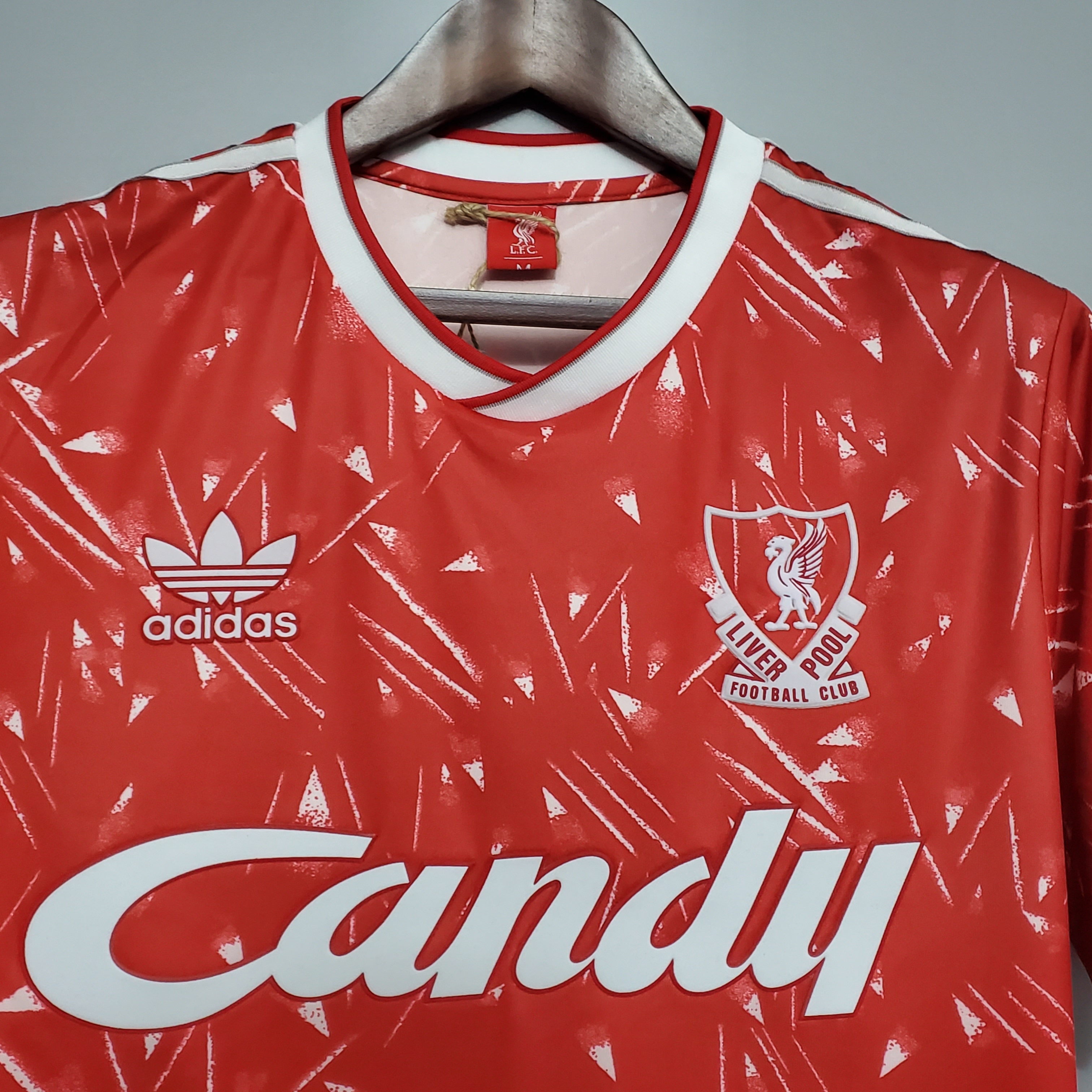 1989/1991 Liverpool Retro Home Football Shirt