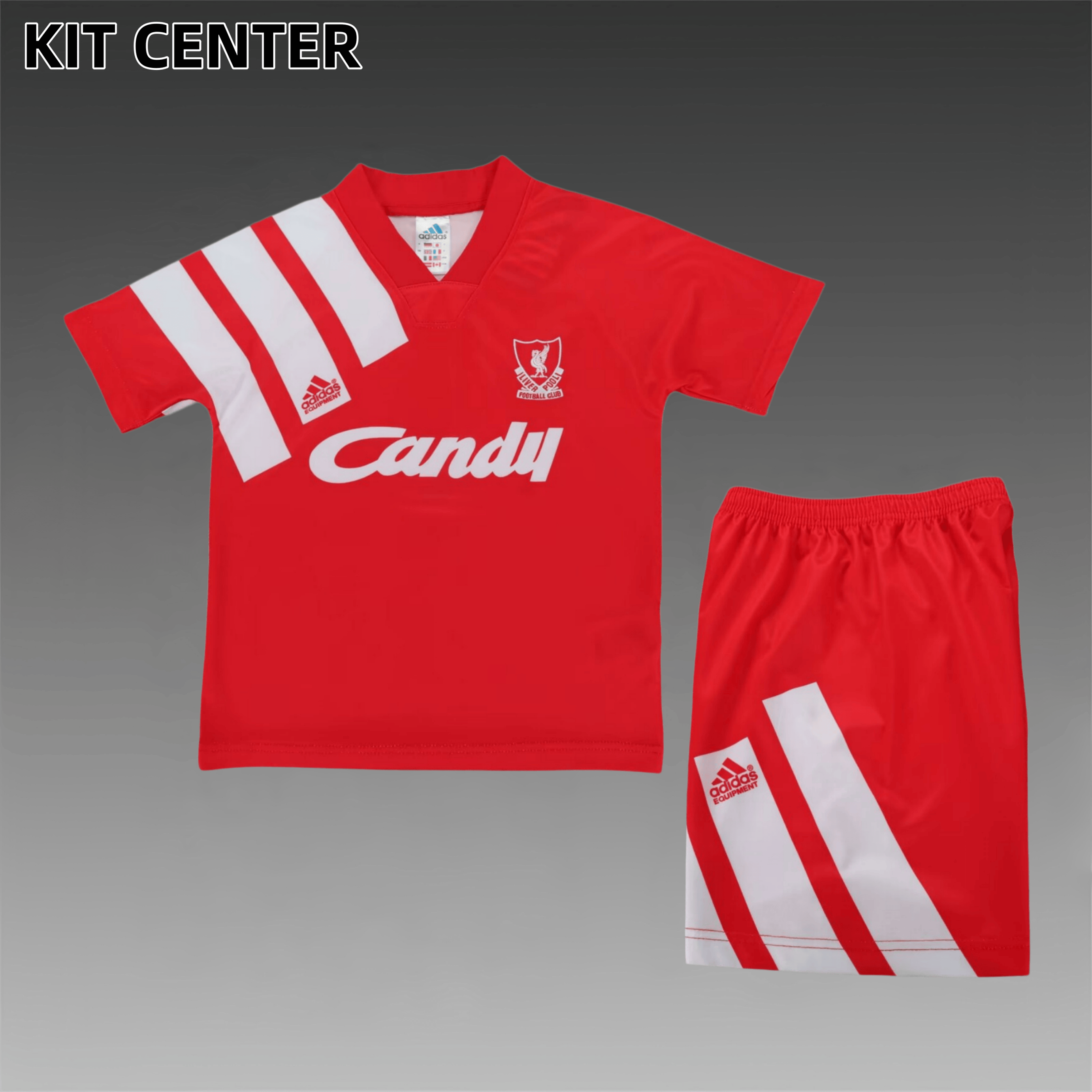 91/92 Liverpool home Retro Football Shirt (Kids Kit）