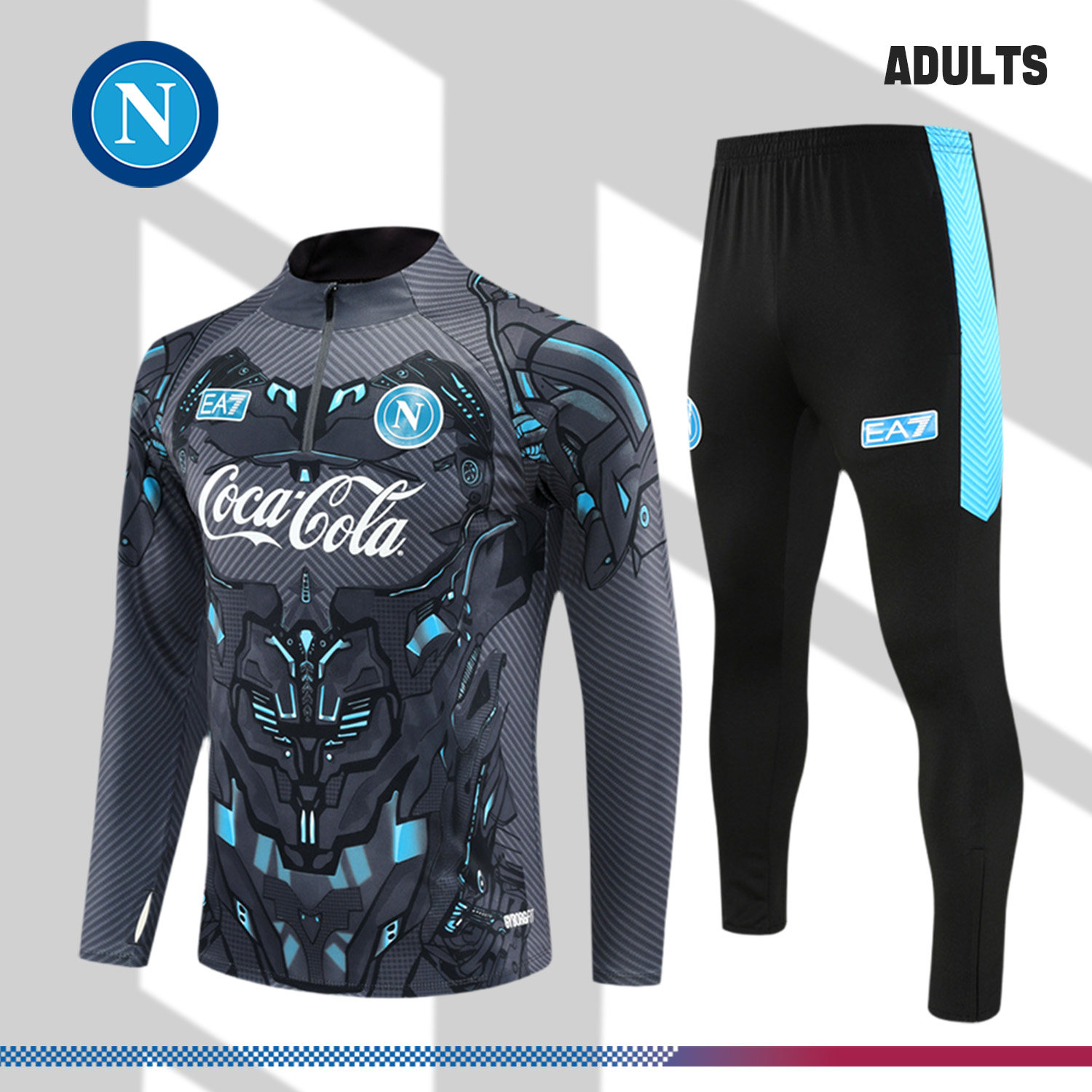 2025/2026 Napoli City Adult Half Zip Training Suit (Adult Kit)