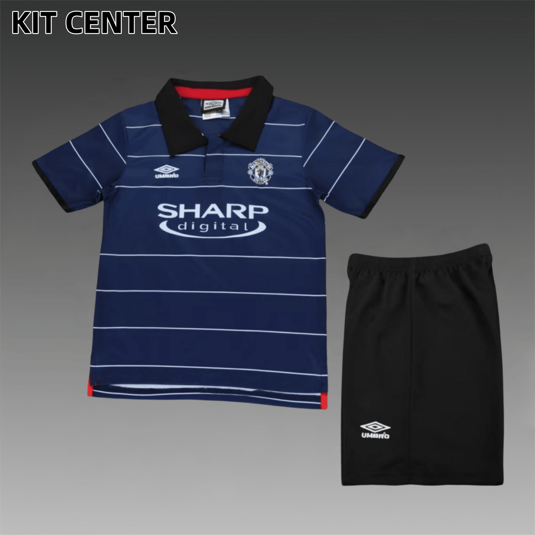 99/00 Manchester United Away Retro Football Shirt ( Kids Kit )