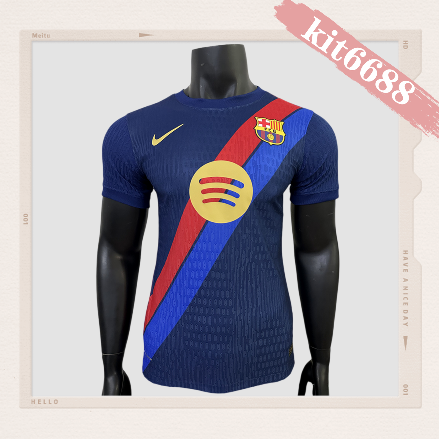 2025/2026 Barcelona tricolor special edition football jersey (player version)