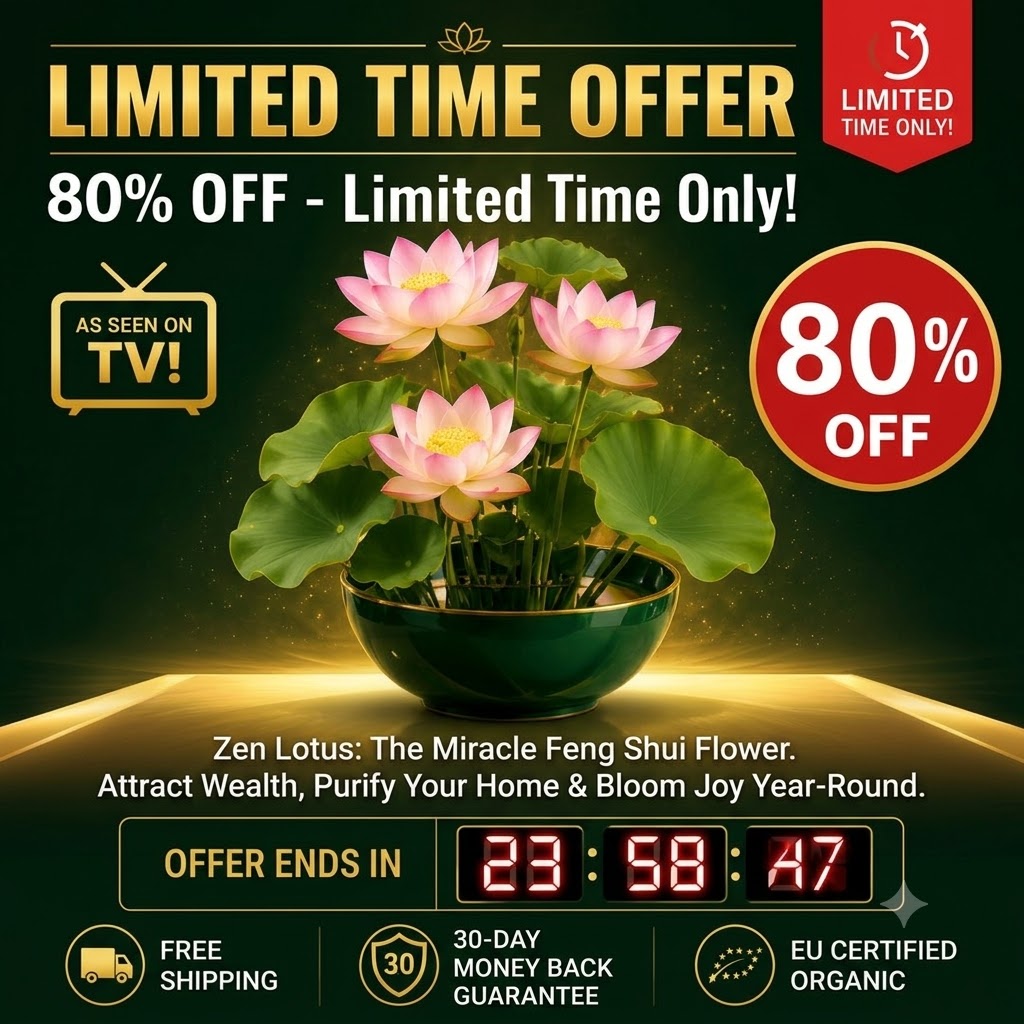 🔥Feng Shui Wealth-Attracting] Ornamental Hydroponic Bowl Lotus Seeds