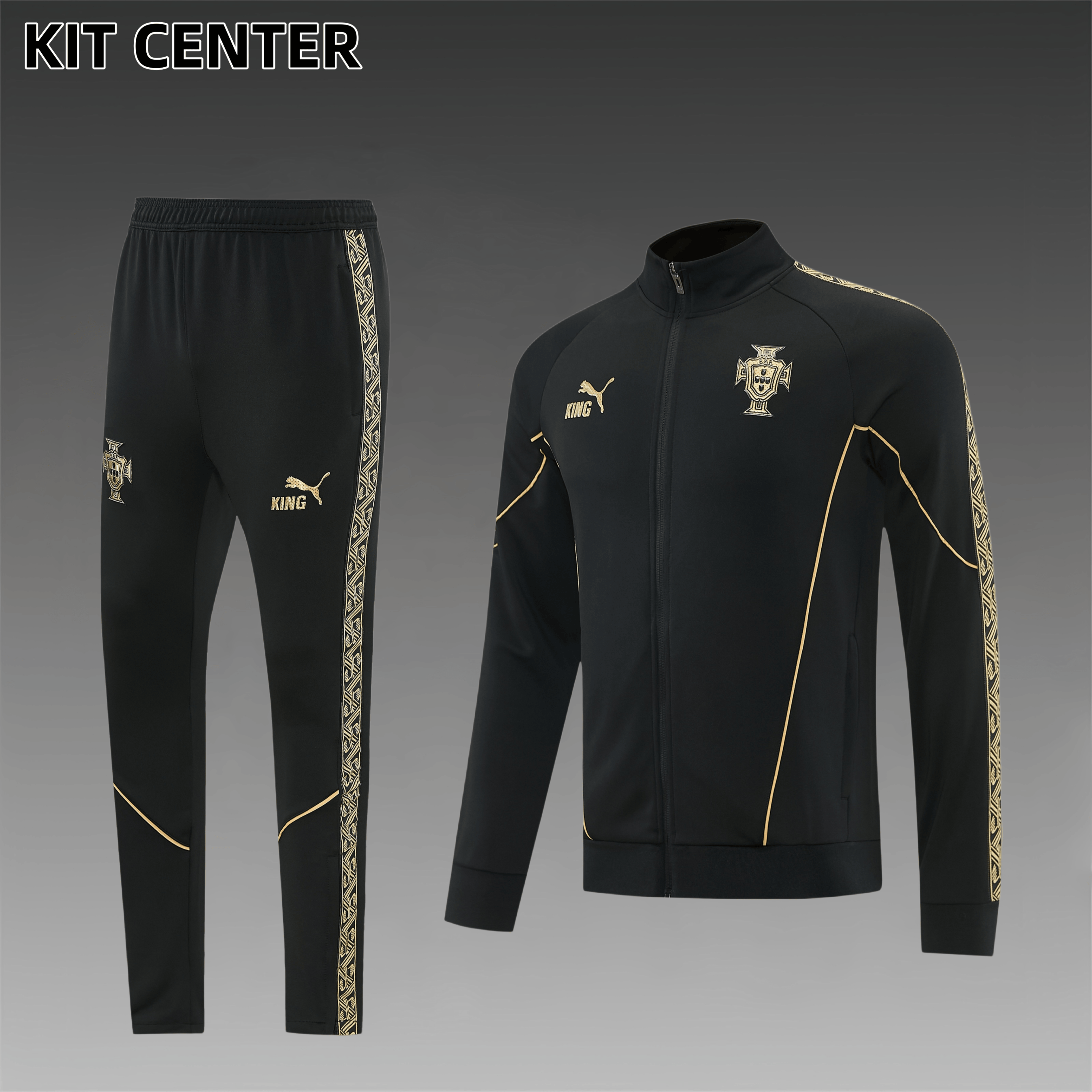 26/27 Portugal Full Zipper Training Suit (Adult Set)