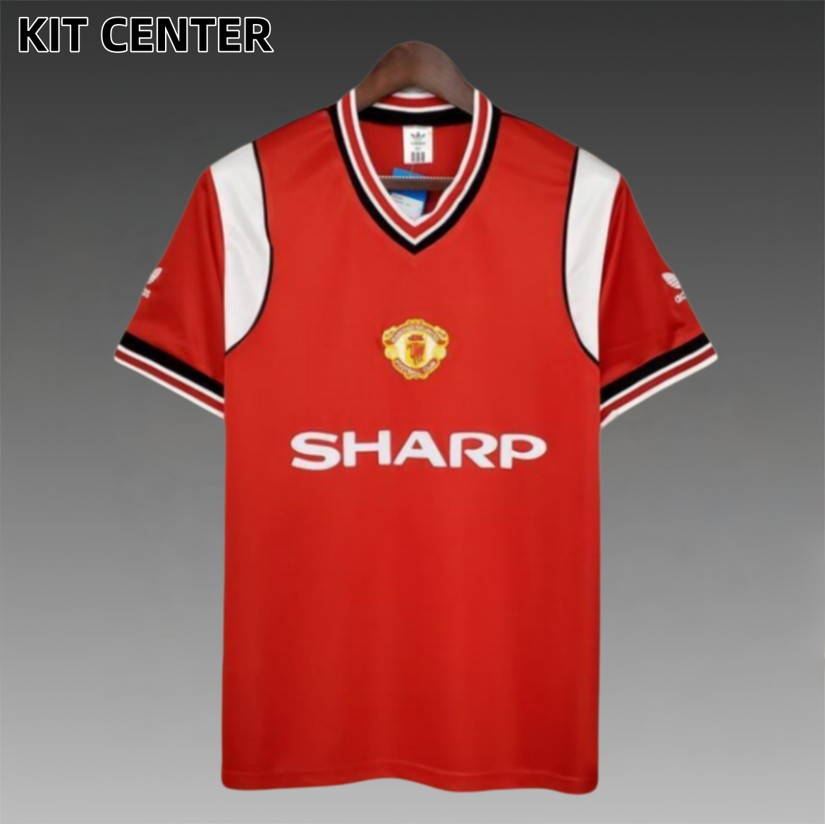 85/86 Manchester United home retro football jersey