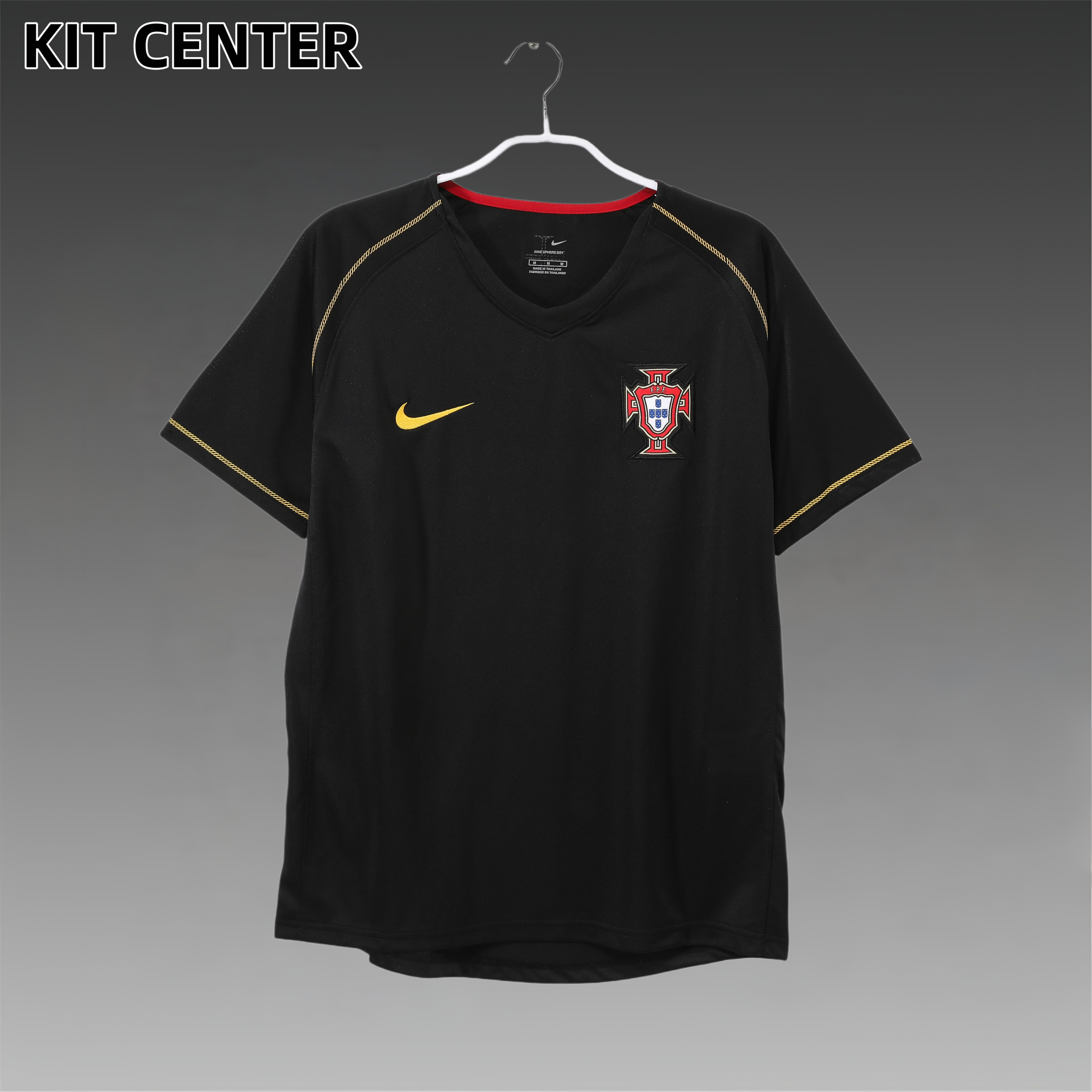 2006 Portugal Away Retro Sleeve Football Shirt