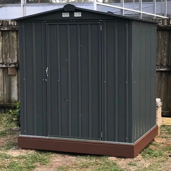 6 ft. W x 5 ft. D Metal Storage Shed