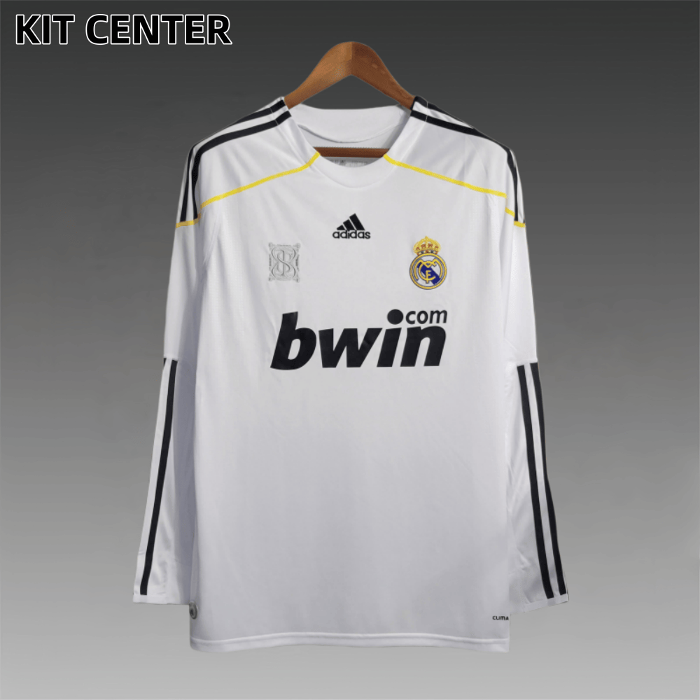 2009/2010 Real Madrid home Long Sleeve Retro Football Shirt