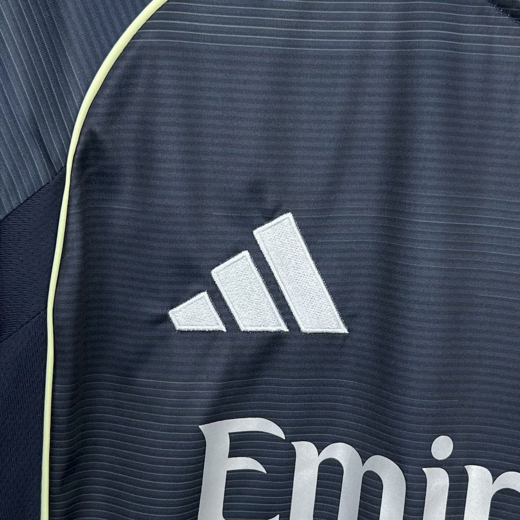 2025/2026 Real Madrid Away Long Sleeve Football Shirt （Fan Edition）