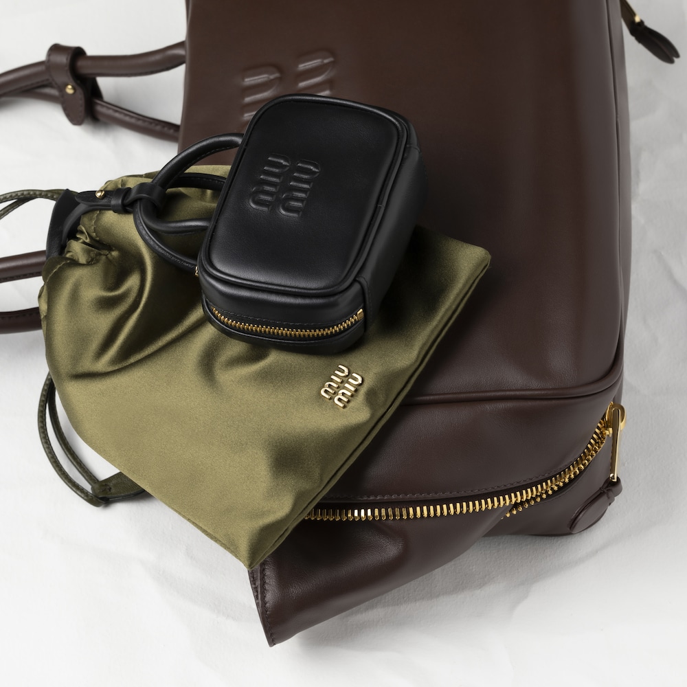 Beau leather micro bag