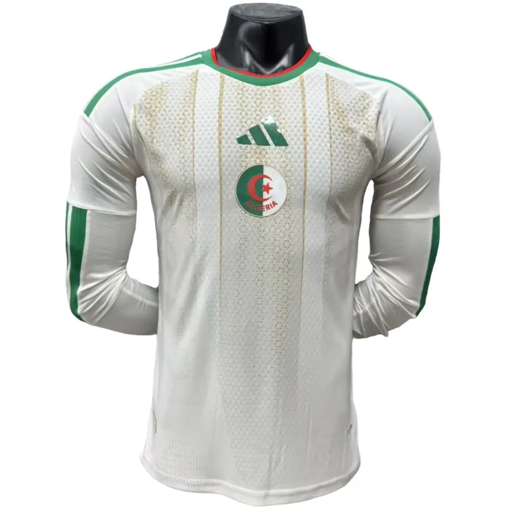 2026 World Cup Algeria Home Long Sleeve Jersey - Player Edition