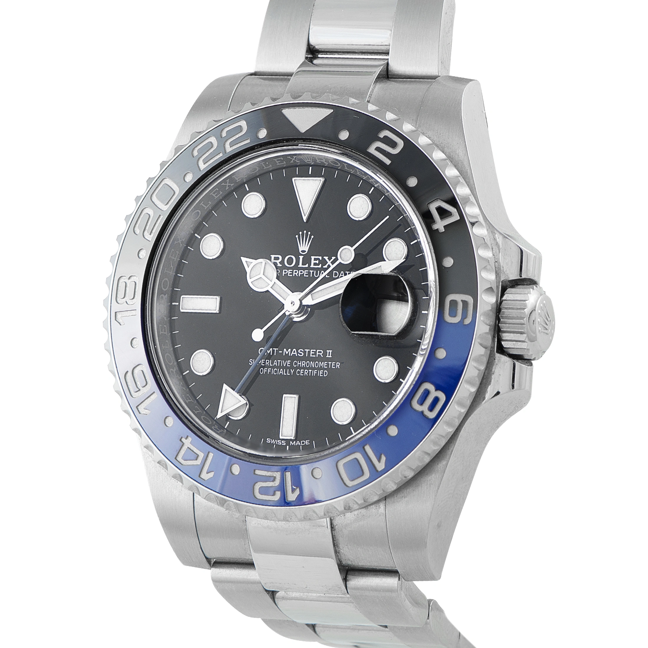 RolexGMT-Master II Batman Steel Watch 116710BLNR