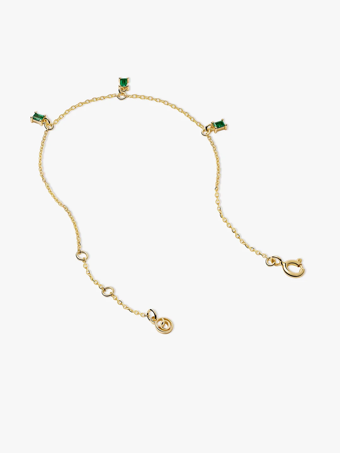 Baguette Emerald Bracelet