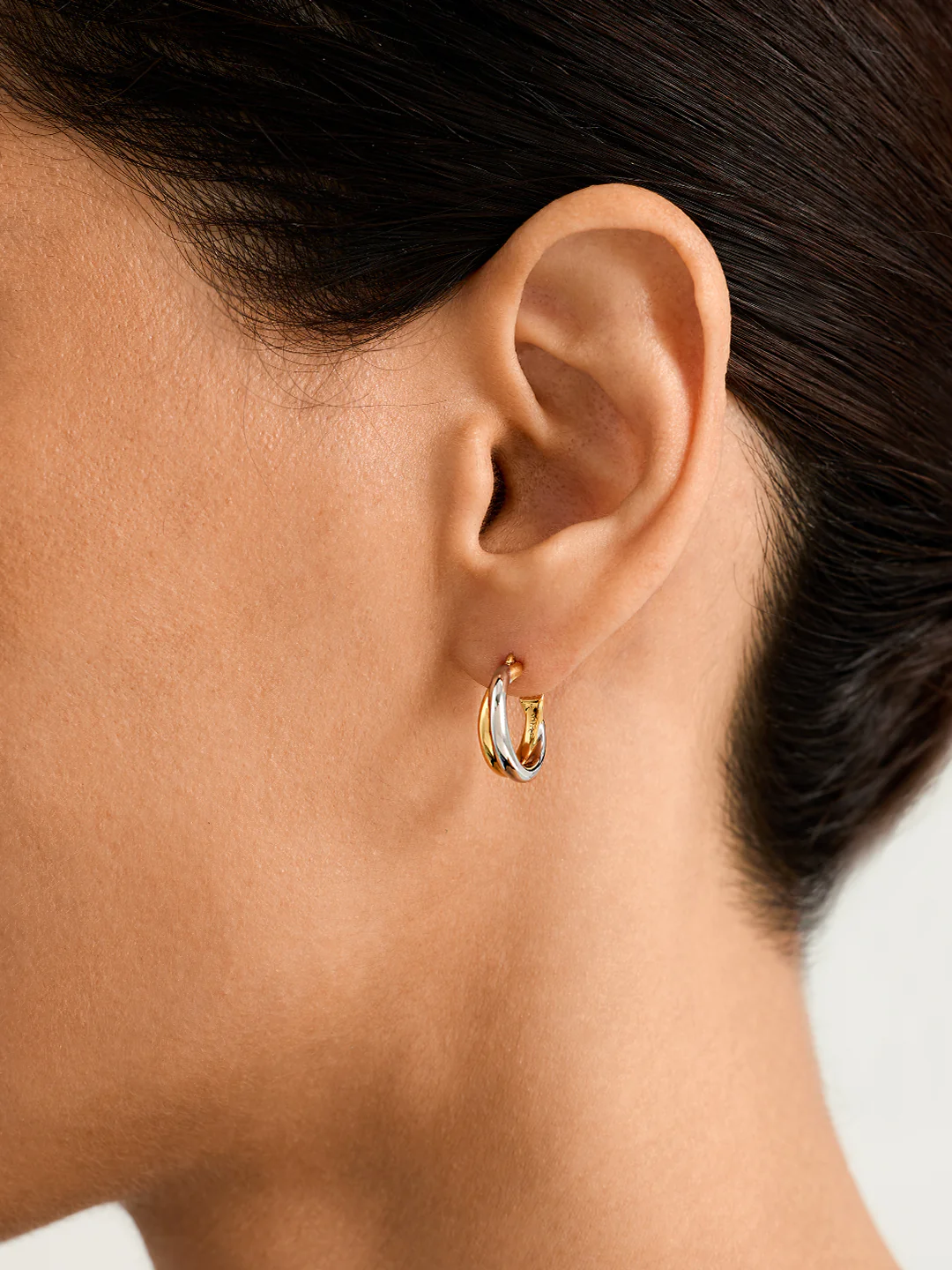 Small Mixed Entwine Hoops