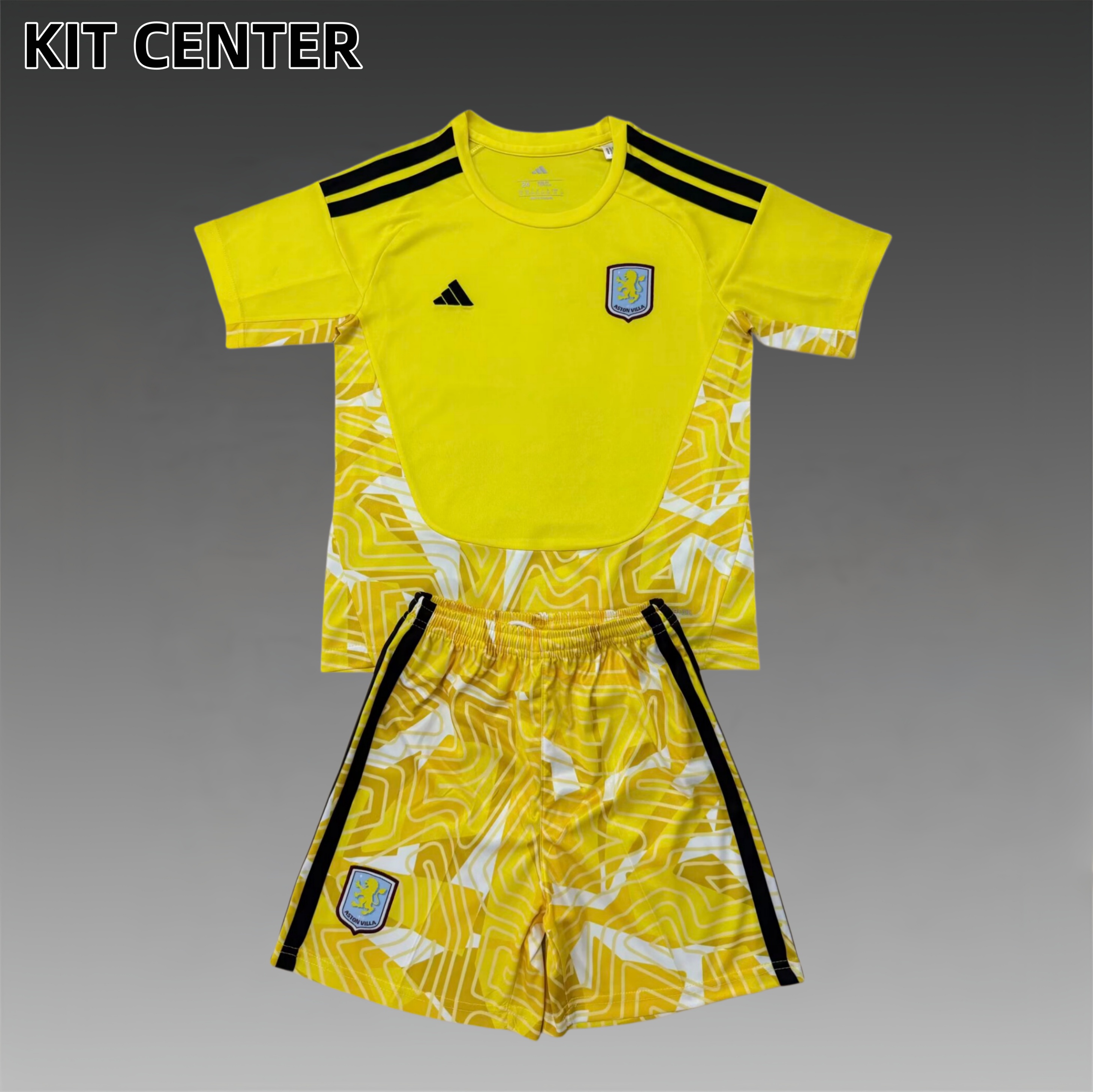 2026/2027 Aston Villa  goalkeeper Football Shirt (version Kids Kit socks）